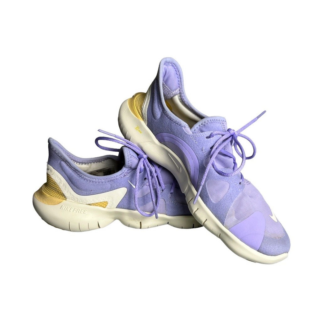 Nike Free RN 5.0 2019 Women's 6.5 Lavender Running Shoes Athleisure